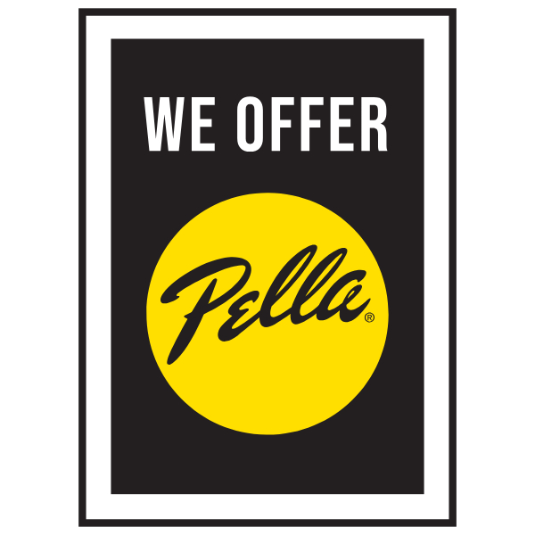 We offer Pella windows and doors