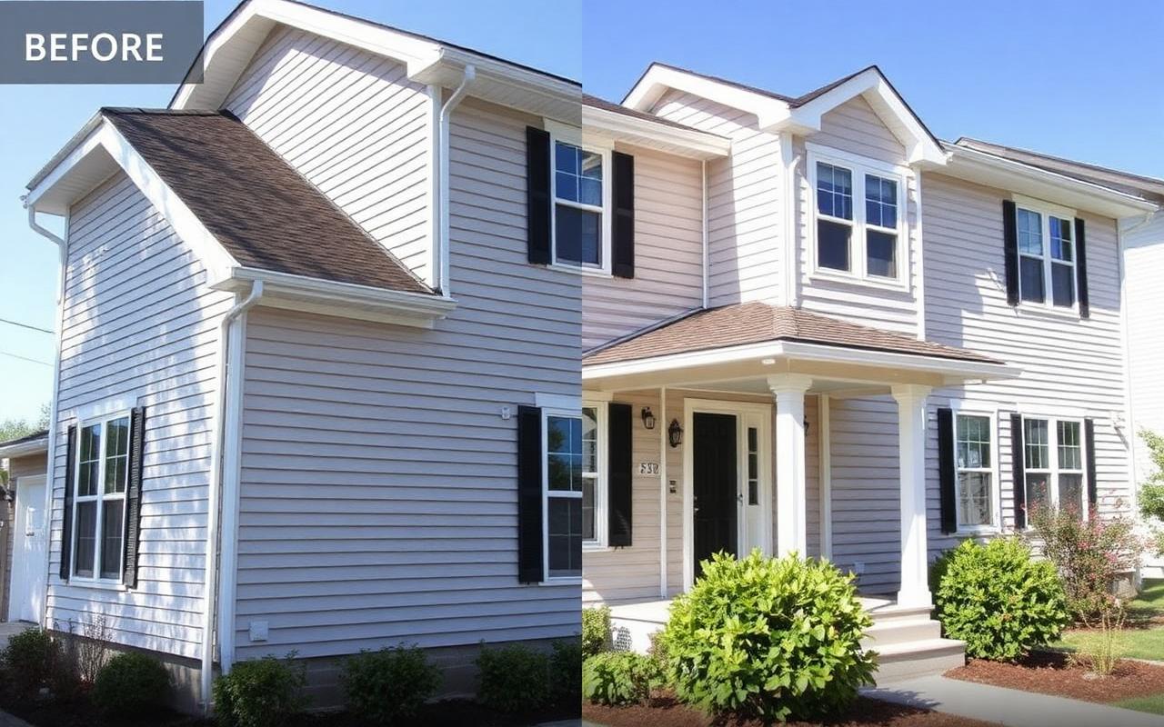 Vinyl siding refresh after