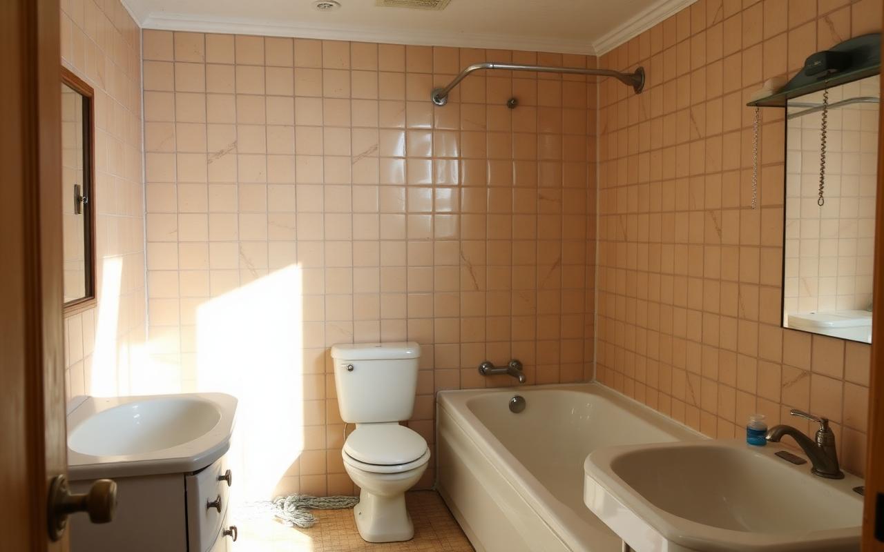 Full bathroom remodel before