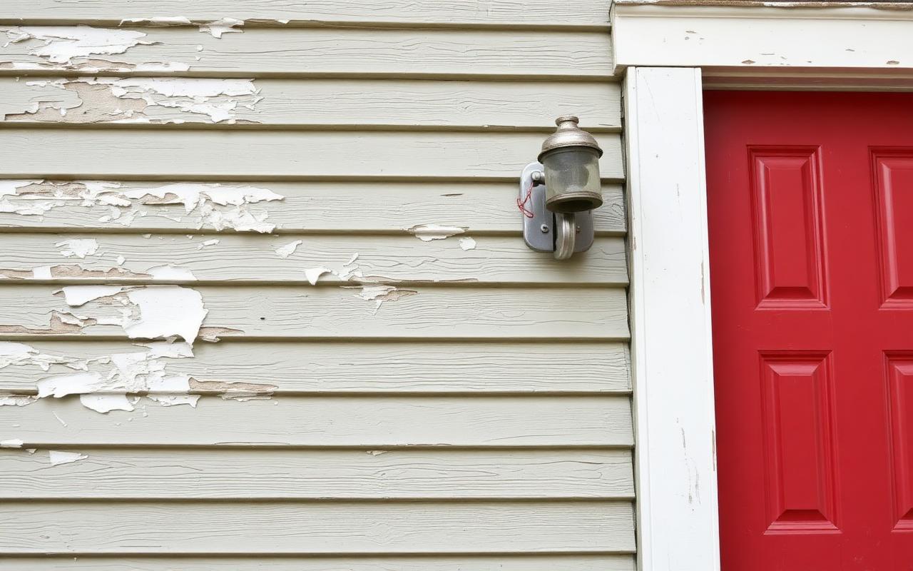 Exterior paint refresh before